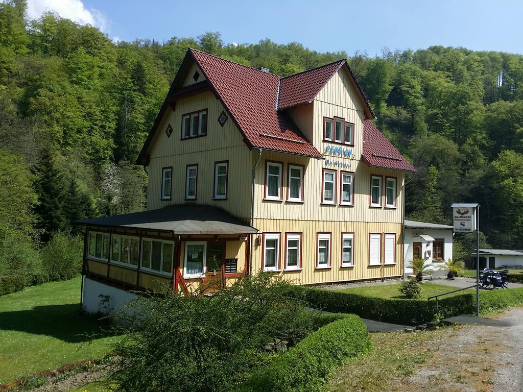 Pension Waldfrieden Thale Exterior photo
