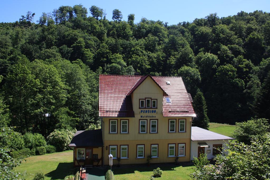 Pension Waldfrieden Thale Exterior photo